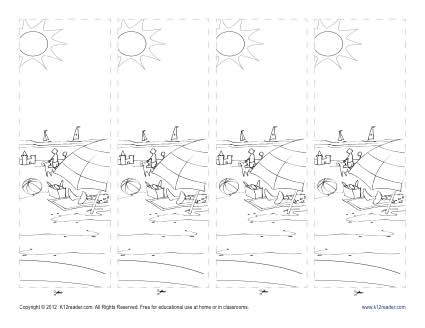 Printable Summer Season Bookmark