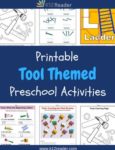 Tool Themed Printable Activities for Preschool