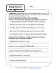 Using Commas With Appositives - Free Printable Appositive Worksheet