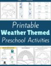 Weather Preschool Theme Activities