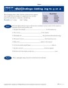 High School Spelling Words List Week 20  – Word Endings: Adding -ing to -y or -e