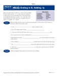 High School Spelling Words Worksheets - Week 25 - Words Ending in E: Adding -ly