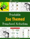 Zoo Preschool Theme Activities