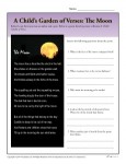A Child's Garden of Verses Comprehension Activity - The Moon