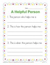 A Helpful Person Writing Prompt