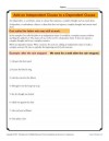 Add an Independent Clause to a Dependent Clause