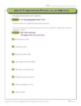 Prepositional Phrases as an Adjective | Grammar Worksheet