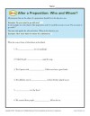After a Preposition: Who and Whom?