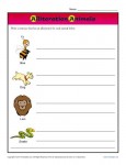 Alliteration Animals Printable Worksheet Activity