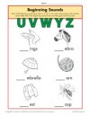 Beginning Sounds: UVWYZ