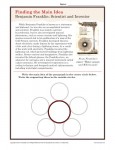 Printable Main Idea Worksheet Activity about Ben Franklin