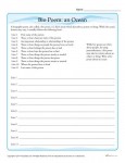 Free, Printable Bio Poem Activity - An Ocean