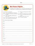 Thanksgiving Bio Poem: Write about the Pilgrims