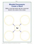 Blended Consonants Worksheet - Creating New Words with BR
