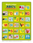 Capital Block Letters Chart