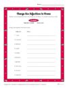 Change the Adjectives to Nouns
