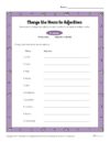 Change the Nouns to Adjectives