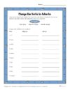 Change the Verbs to Adverbs