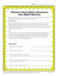 Character Description Worksheet - Characters from Rikki-Tikki-Tavi