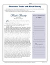Character Traits Worksheet – Black Beauty
