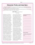 Free, Printable Character Traits Worksheet - Jane Eyre
