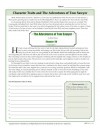 Character Traits Worksheet – The Adventures of Tom Sawyer