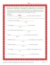 Christmas Modifiers: Change the Adjectives to Adverbs