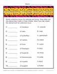 Collective Noun Worksheets - Animal Match