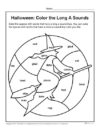 Halloween: Color the Long A Sounds Activity
