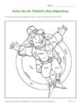 Color the St. Patrick's Day Adjectives | Coloring Sheets