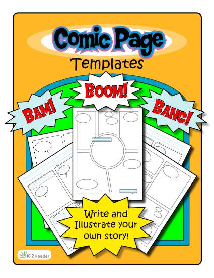 Comic Strip Template for Kids