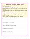 Commas and Introductory Elements: Clauses