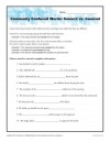Commonly Confused Words Worksheet: Council vs. Counsel