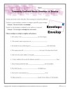 Commonly Confused Words Worksheet: Envelope vs. Envelop