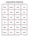 Compound Words: All Mixed Up!
