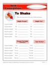 Verb Conjugation: To Shake