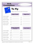 Verb Conjugation Worksheet - To Fly