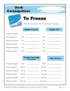 Verb Conjugations: To Freeze