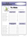 Verb Conjugation: To Ride