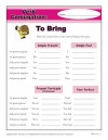 Verb Conjugation: To Bring