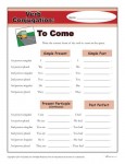 Printable Verb Conjugation Worksheet - To Come