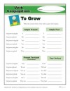 Verb Conjugation: To Grow