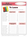 Verb Conjugation: To Leave