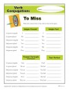 Verb Conjugation: To Miss
