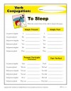 Verb Conjugation: To Sleep