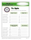 Verb Conjugation: To Spin