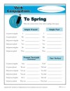 Verb Conjugation: To Spring