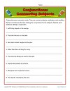 Conjunction Worksheet: Connecting Subjects