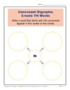 Consonant Digraphs: Create TH Words