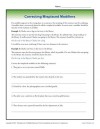 Correcting Misplaced Modifiers